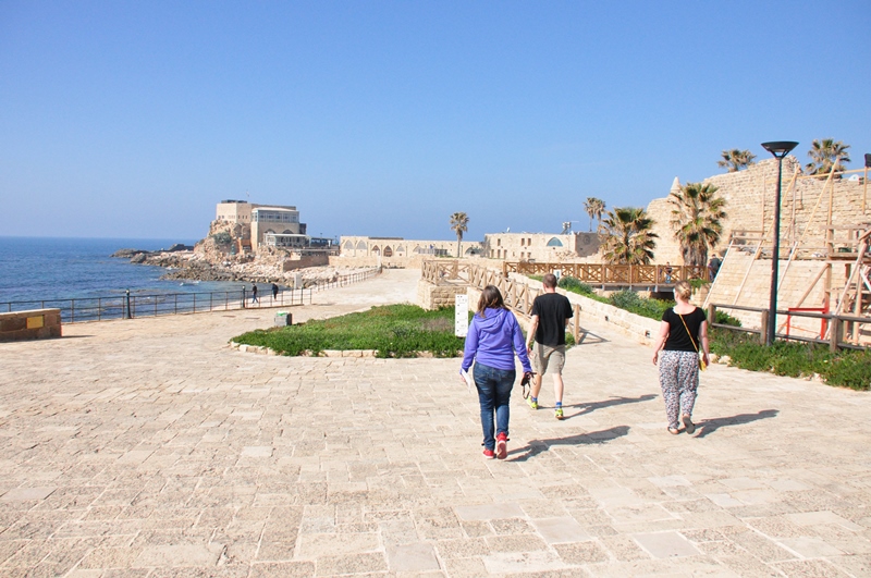 Romerbyen Caesarea i Israel