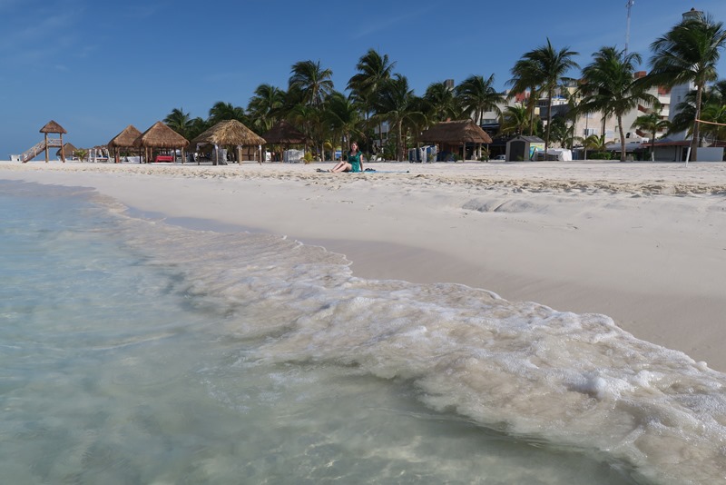 Den skønneste strand på Isla Mujeres