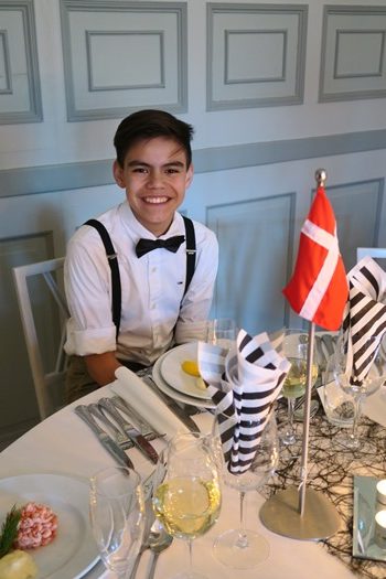 Fine Gino til hans konfirmation