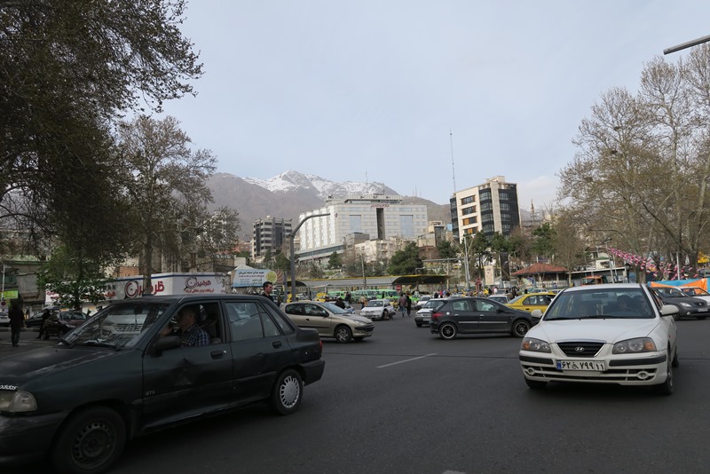 Trafikken er kaotisk i Teheran