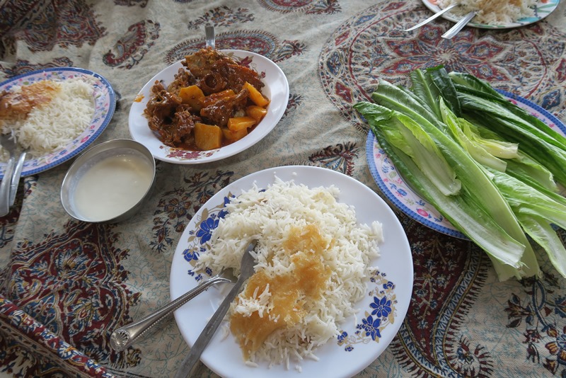 Frokost hos nomader i Iran