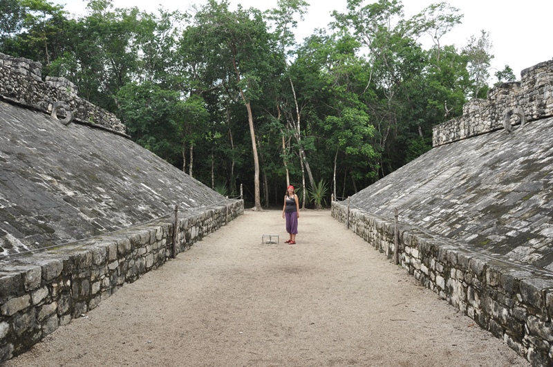 Den gamle boldbane til spillet Poc ta poc, Mexico