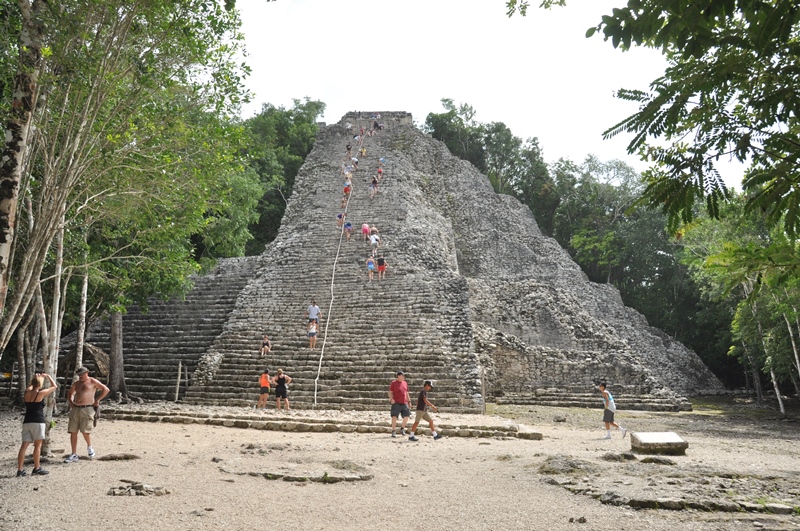 Den højeste mayakonstruktion, Mexico