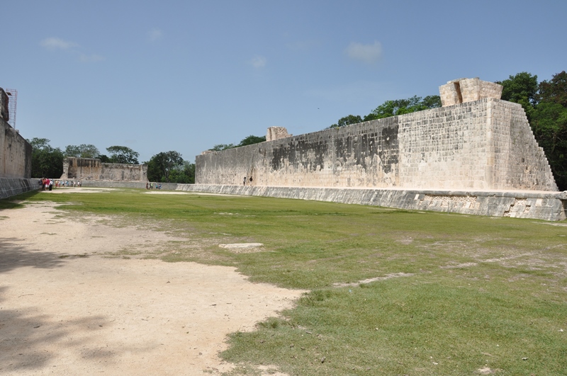 Boldbane ved mayaruin, Mexico