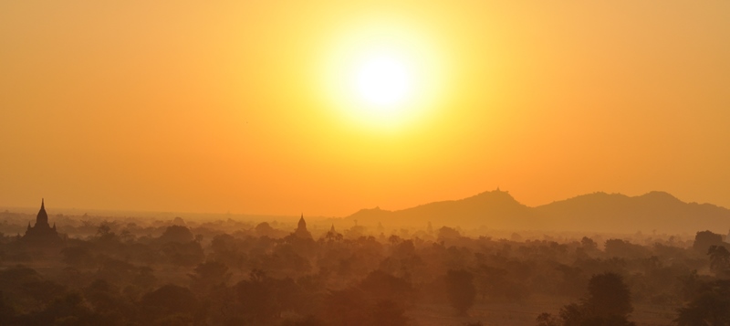 Balloons over Bagan, Myanmar