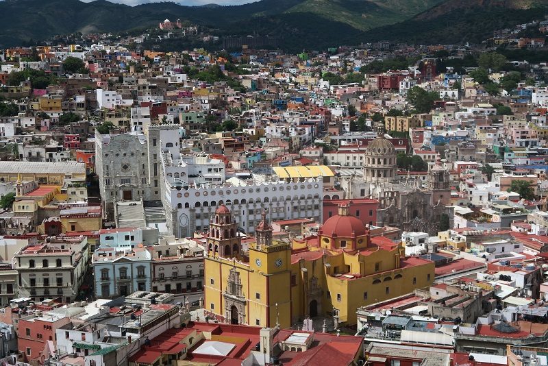 Udsigt over Guanajuato, Mexico