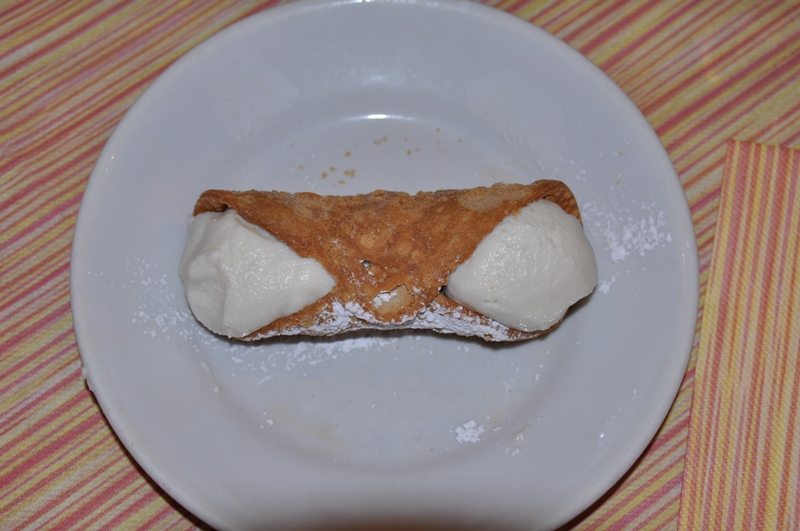 Den italienske dessert cannoli