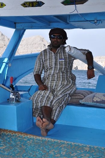 Vores bådsmand på cruise
