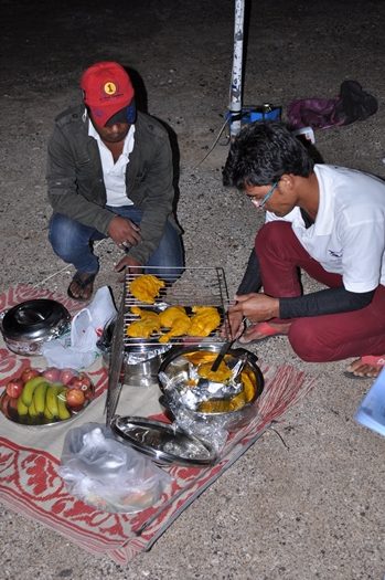 Barbeque dinner på White Sandy Beach