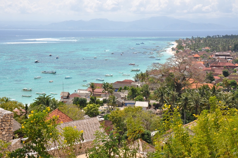 Fantastisk udsigt over Nusa Lembongan