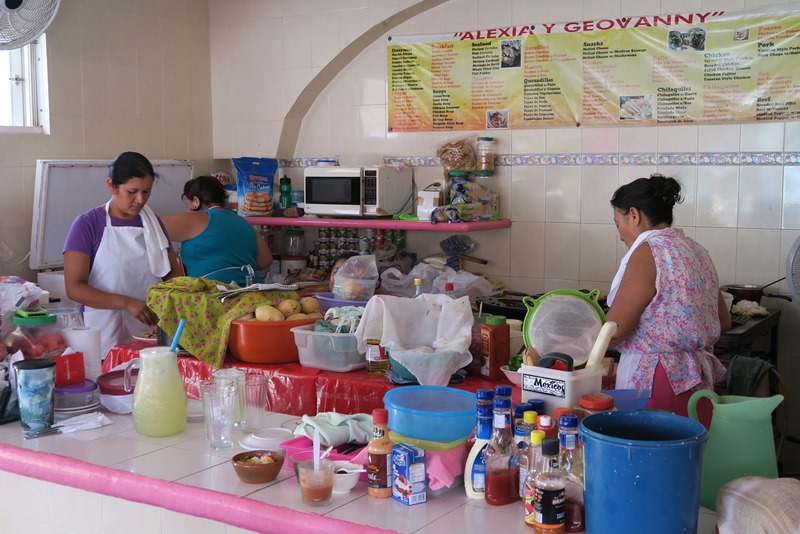 Bod på markedet på Isla Mujeres