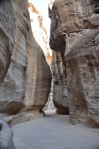 The Siq i Petra i Jordan