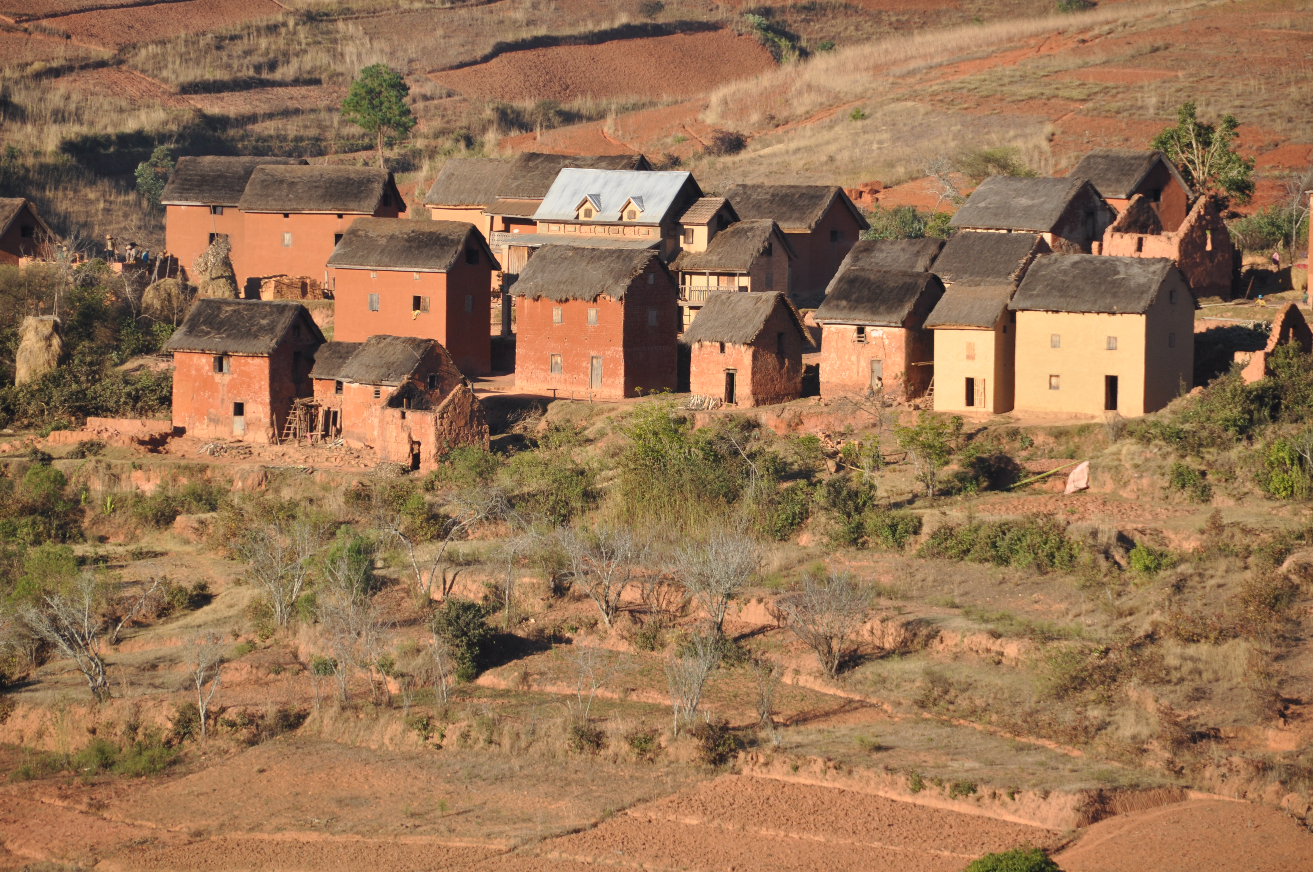 Flotte lerhuse fra roadtrip i Madagaskar