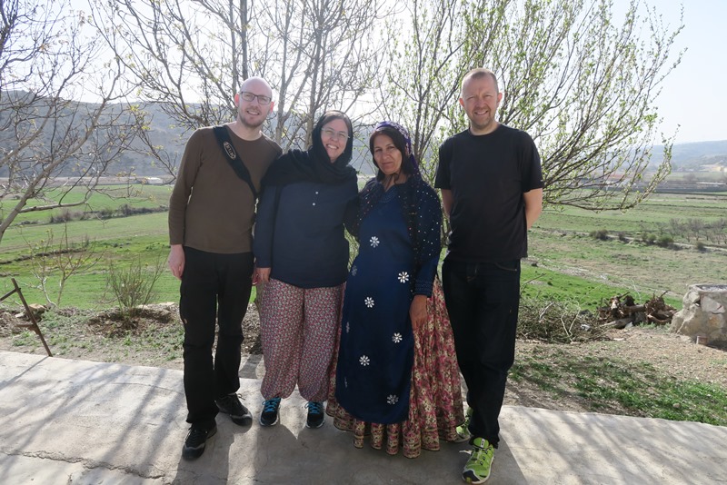På besøg hos familie i Iran