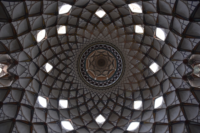 Loftet i Boroujerdi i Kashan i Iran
