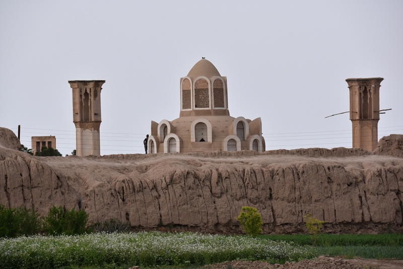 Gammel borg og Boroujerdi i Kashan