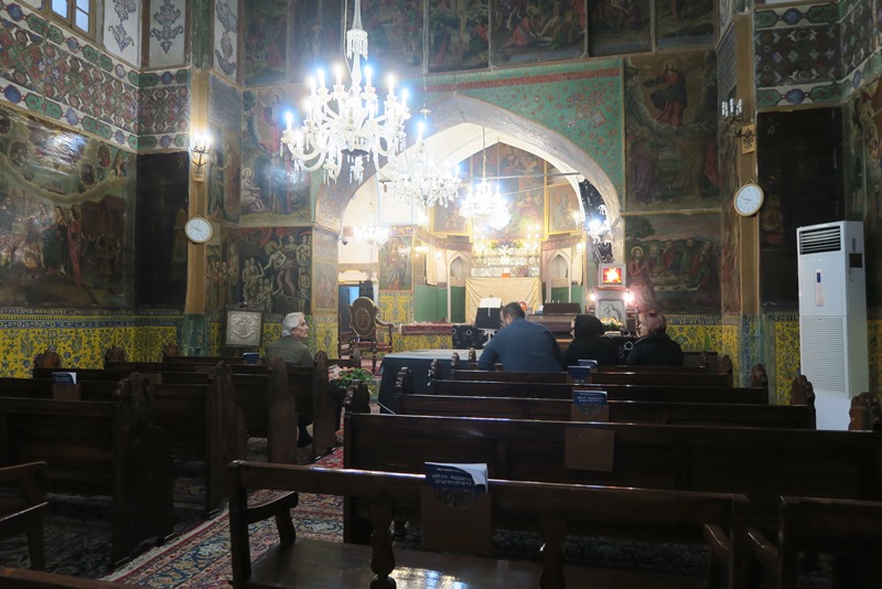 Til begravelse i den armenske kirke i Isfahan