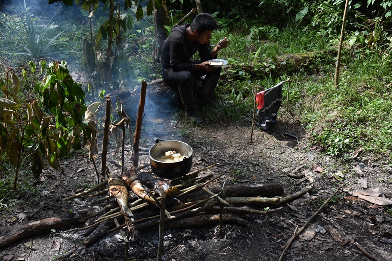 Køkkenet i 3 dage i Amazonas, Colombia