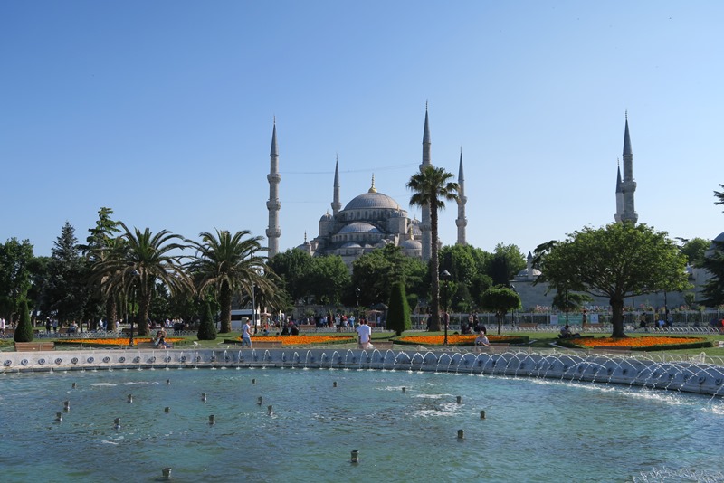 Den blå moske i Istanbul