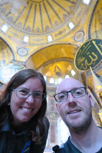 Two Danes On Tour i Hagia Sophia