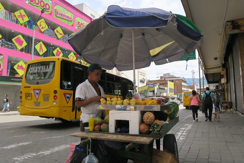 Frugtbod i Medellin, Colombia