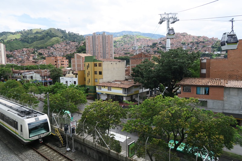 Metro og svævebane i Medellin, Colombia