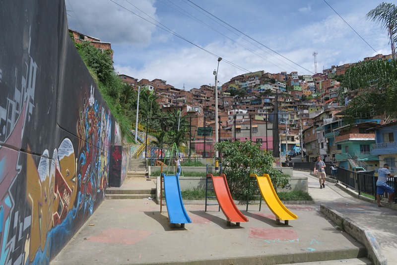 Legeplads i Comuna 13, Medellin