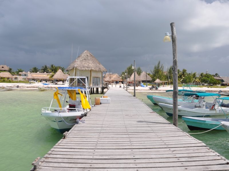 Den skønne ø Holbox i Mexico