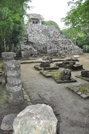 Mayaruinen Cobá i Mexico