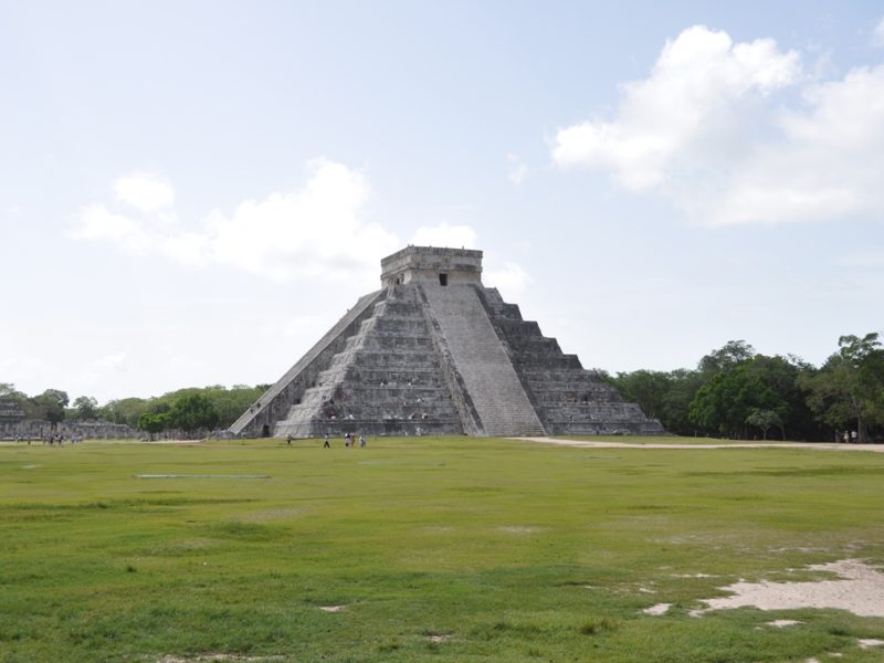 Den store pyramide ved Chichen Itza, Mexico