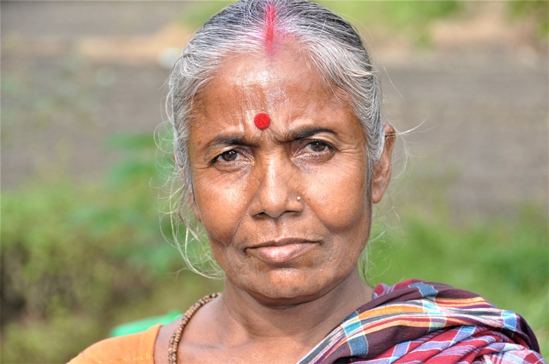 Indisk kvinde på Neil Island, Andamanerne
