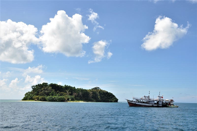 På vej til Jolly Bouy island, Andamanerne