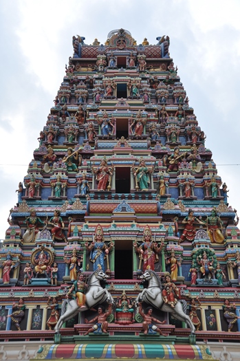 Indisk tempel i Kuala Lumpur