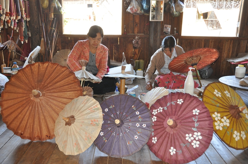 Værksted på Inle-søen, Myanmar