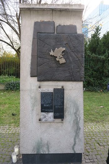 Markering af ghettoen i Warszawa