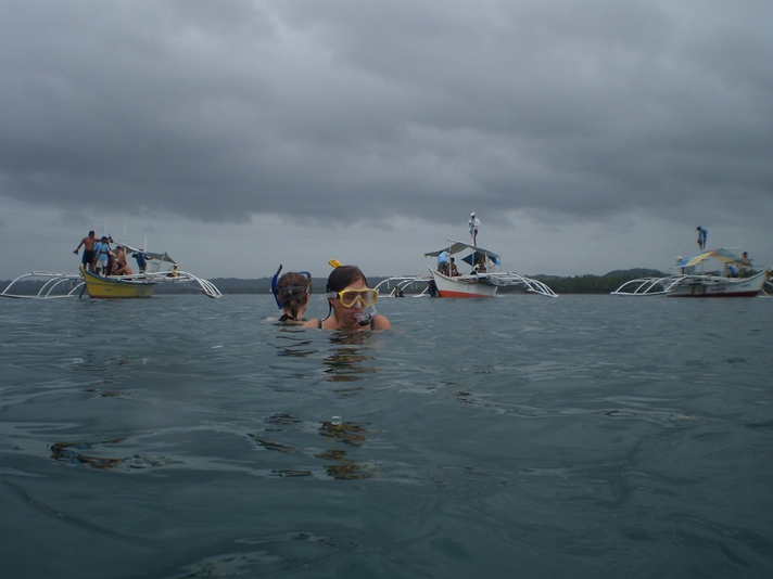 Snorkeltur på jagt efter hvalhajer ved Donsol, Filippinerne