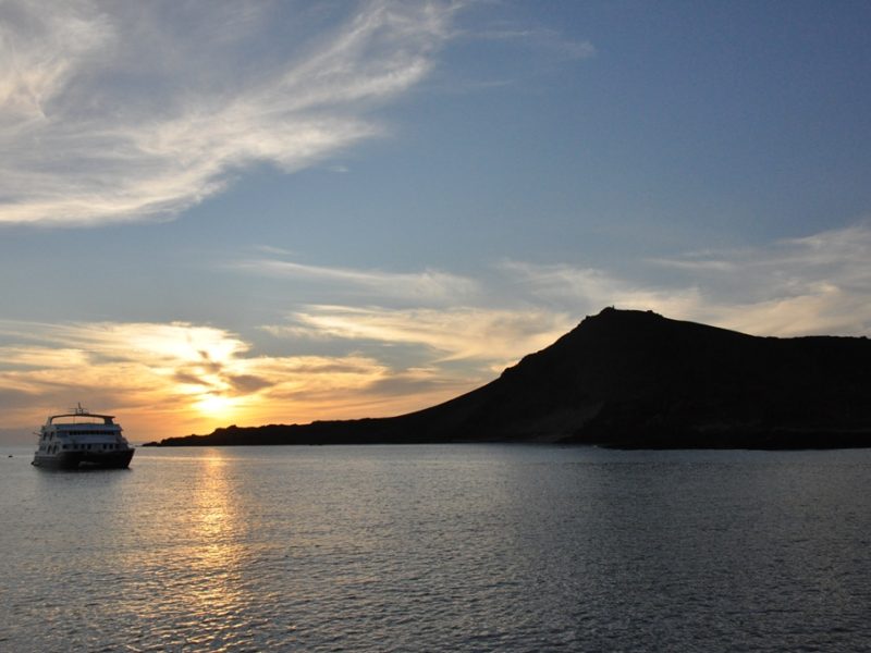 Solnedgang over Galapagos