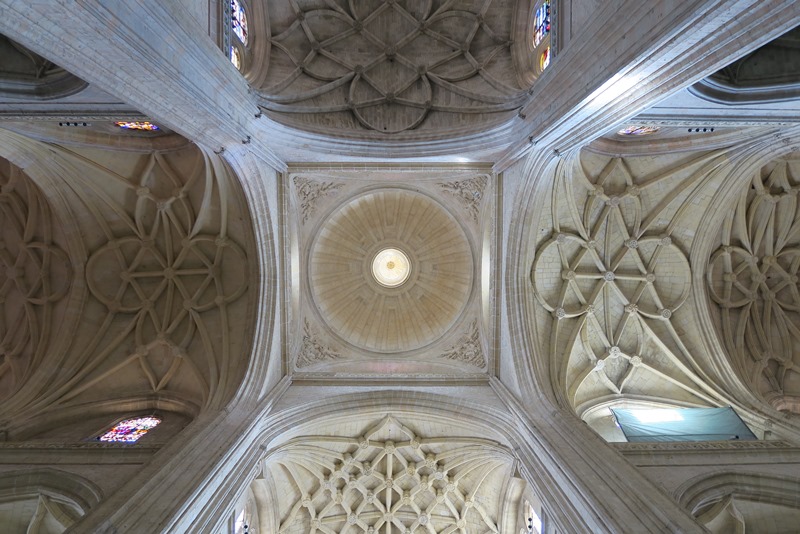 Loftet i katedralen i Segovia, Spanien