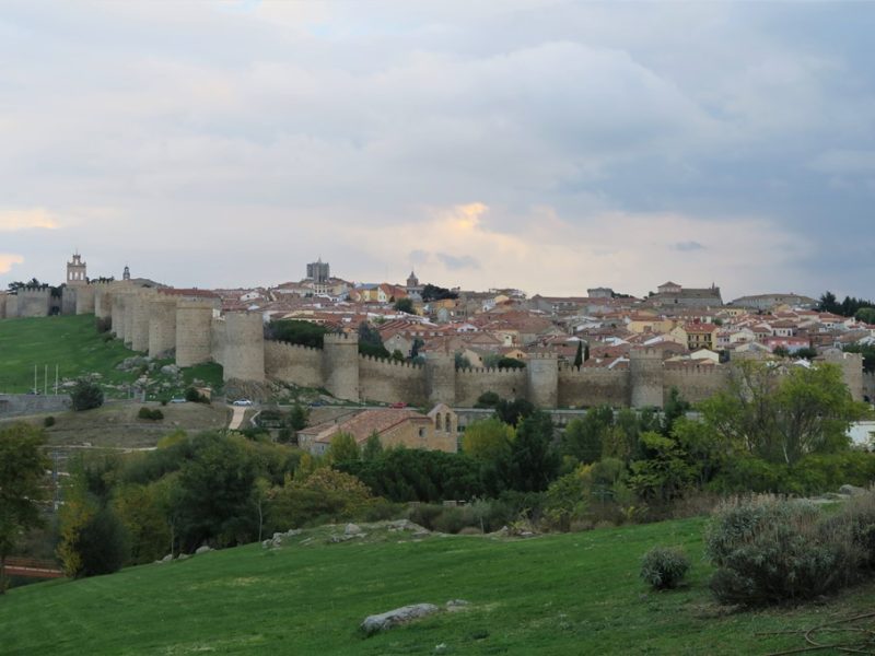 Udsigt over Ávila by, Spanien