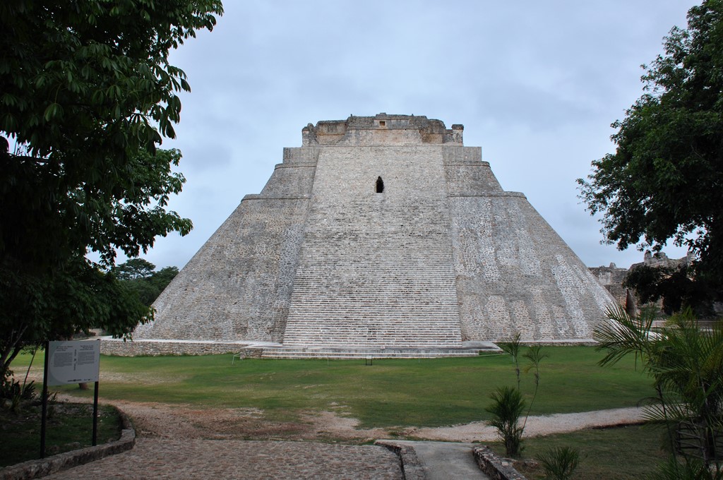 Uxmal og flamingoer