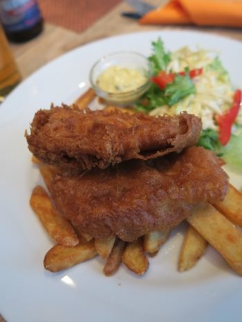 Fish n chips på Kaia, Tromsø, Norge