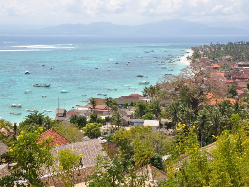 Den fantastiske ø i Indonesien Nusa Lembongan