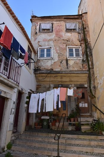 Det ældste beboede hus i Lissabon, Portugal