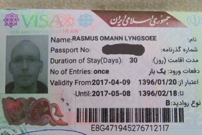 Visa on arrival i Teheran Lufthavn, Iran