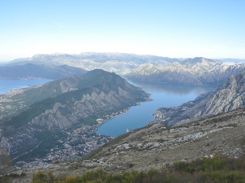 Den smukke bugt ved Kotor i Montenegro