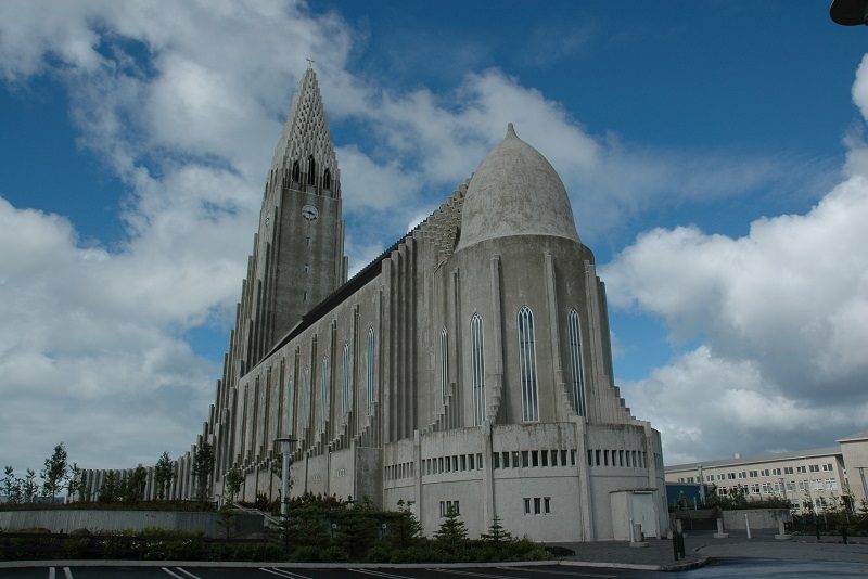 Hallgrimskirkjan, Reykjavik, Island