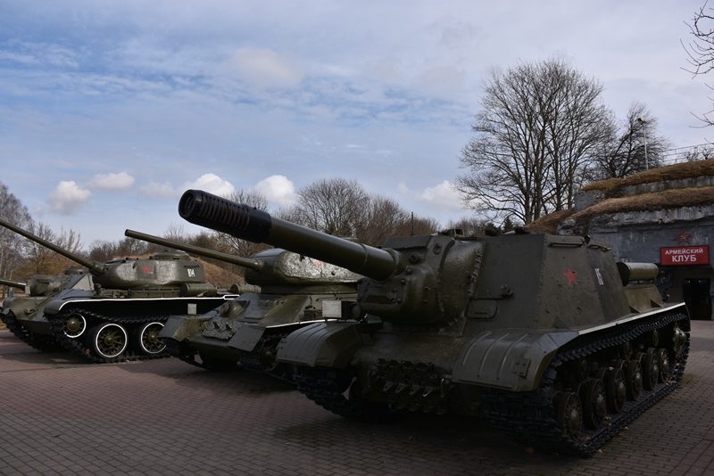Kampvogne ved fortet i Brest, Hviderusland