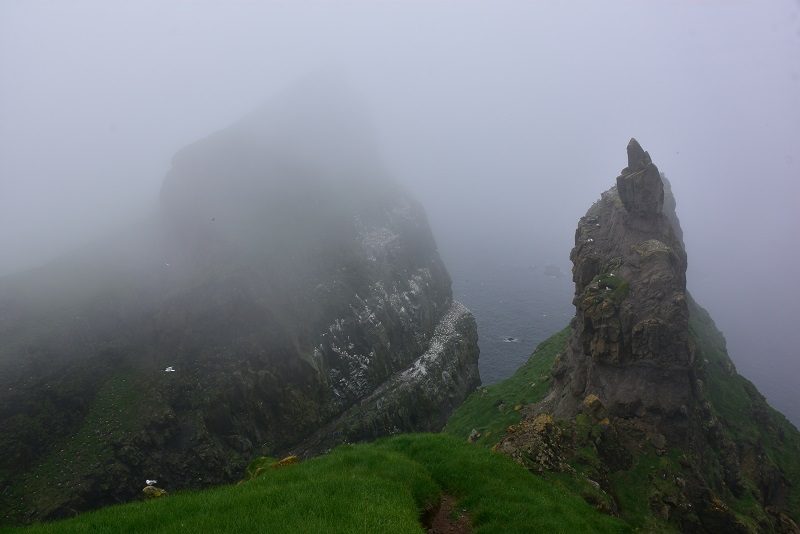 Tåge over Mykines, Færøerne