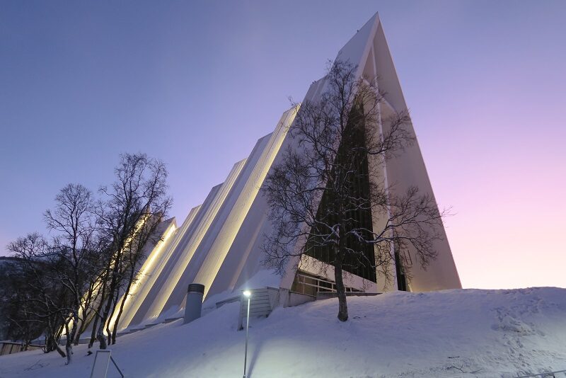 Ishavskatedralen i Tromsø.