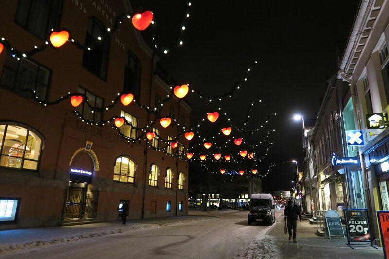 Hovedgaden i Tromsø.